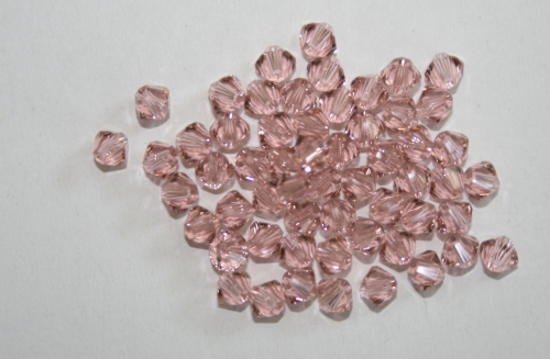 Doppelkegel 4 mm, Vintage Rose