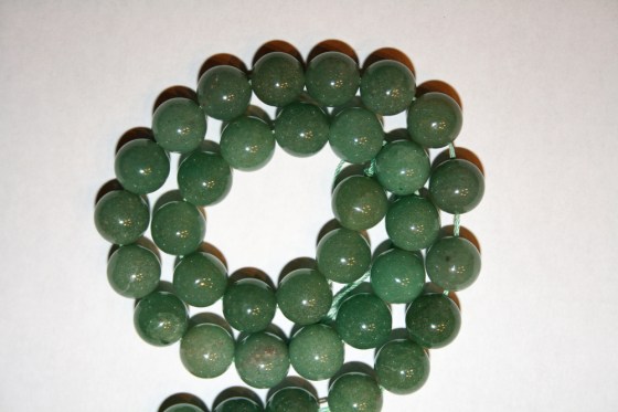 Grüne Aventurin Perlen, 12 mm