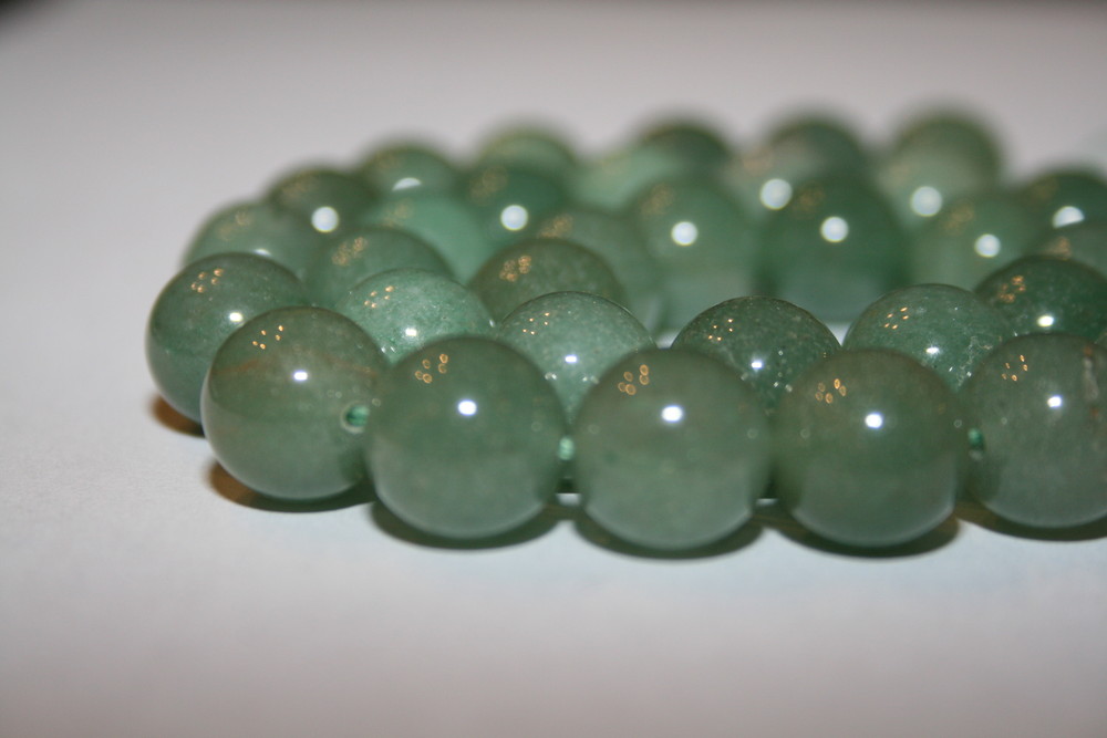 Grüne Aventurin Perlen, 6 mm