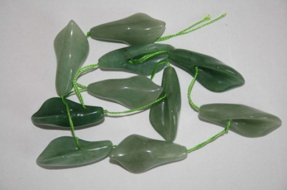 Grüne Aventurin Perlen, Blattform