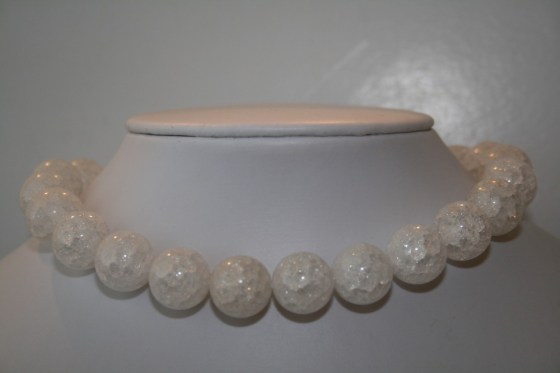 Kristall Perlen 16 mm, gecracked