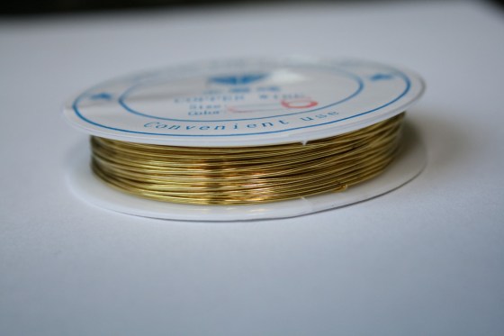 Kupferdraht 0.6 mm, goldig