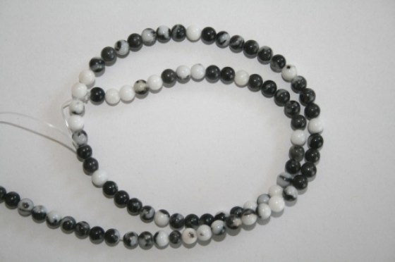 Mexikanische Jaspis Perlen, 4 mm