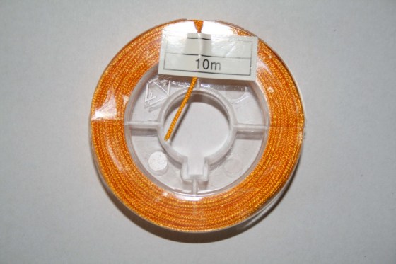Nylonfaden orange, 0,8 mm