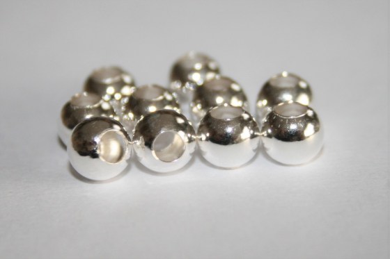 Sterling Silber Perle, 10 mm