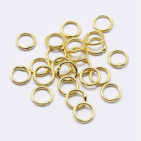Ring geschlossen 5 mm Sterling Silber