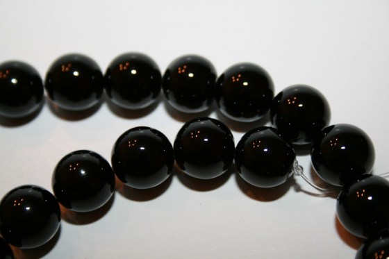 Onyx Perlen, 14 mm