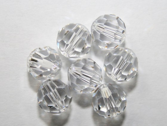 Perlen 6 mm, Crystal AB